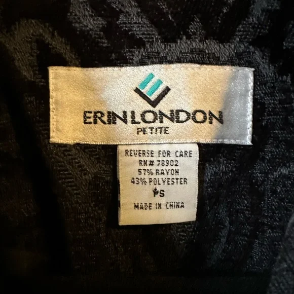 Erin London Jacquard Tapestry Blazer Jacket Boho Cropped - Picture 3 of 4